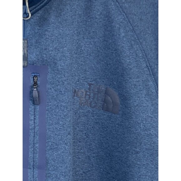 The North Face Men’s 2XL Canyonlands ½ Zip Fleece Lined Blue Heather Outdoor LS - Picture 4 of 16